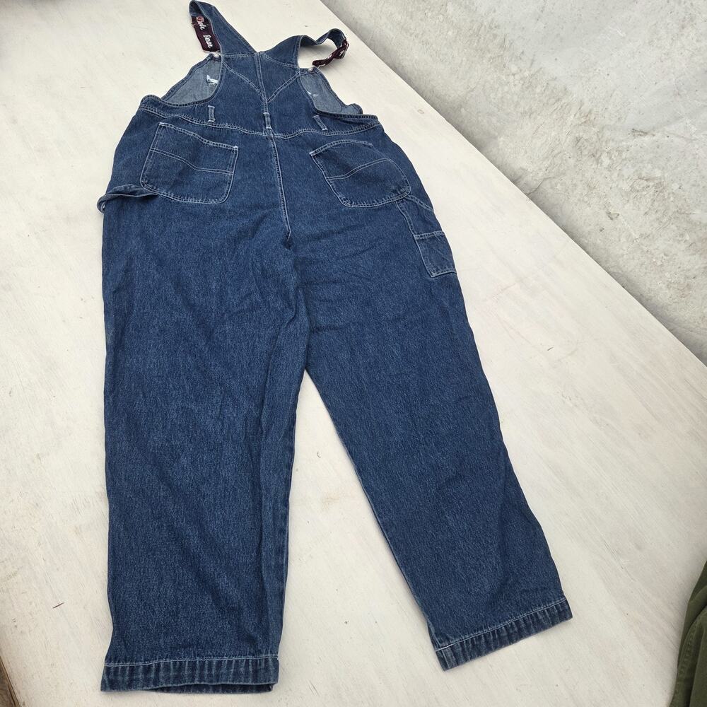 Vintage Disney Pooh Bear Eeyore Denim Overalls Womens 18/20W Embroidered - Picture 8 of 11